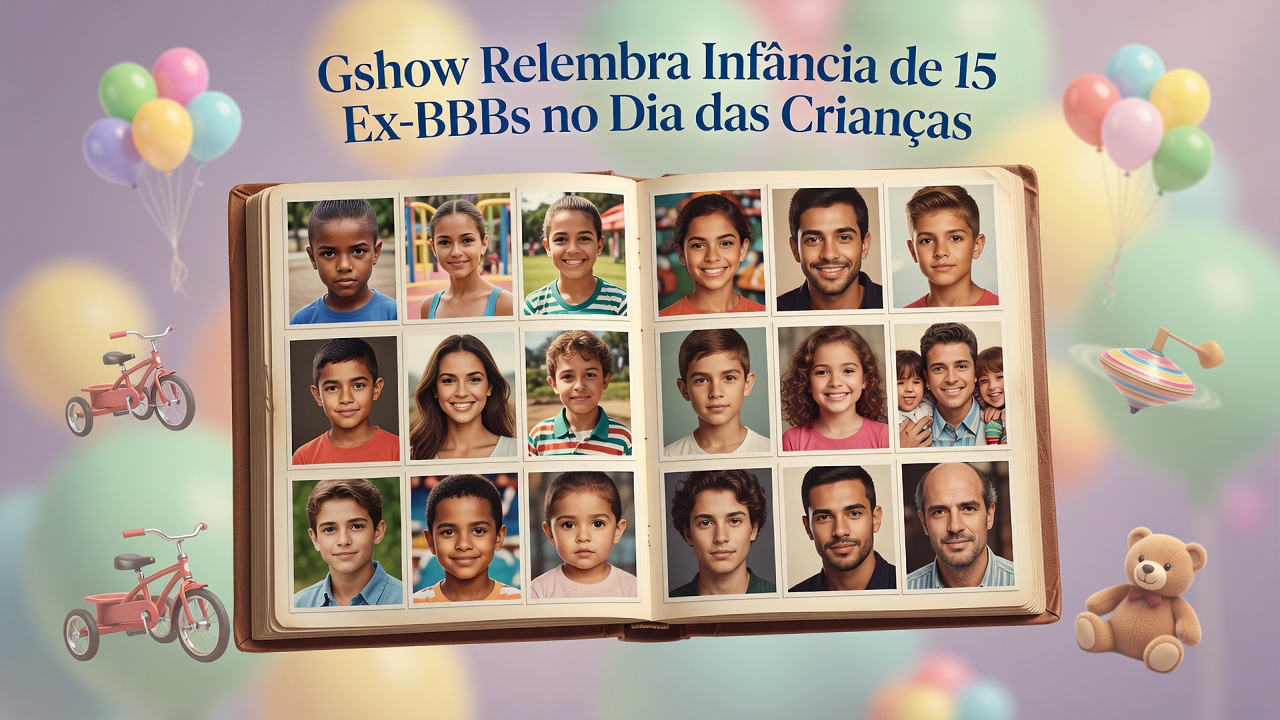 Gshow Relembra Infância de 15 Ex-BBBs no Dia das Crianças
