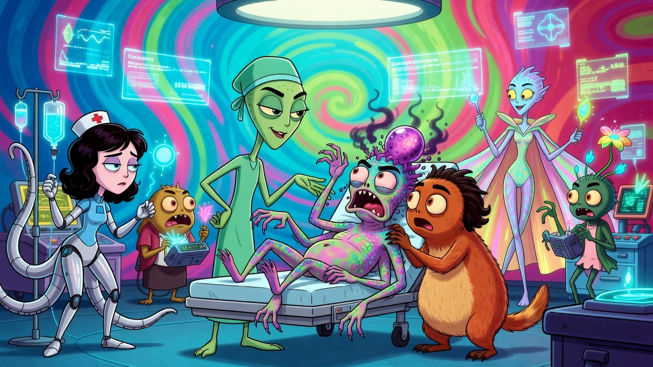 "Segundo Melhor Hospital da Galáxia" alia humor e saúde mental