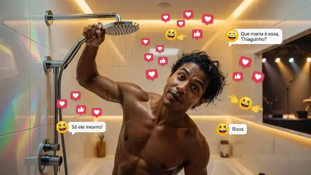 Thiaguinho revela mania curiosa e divide opiniões nas redes